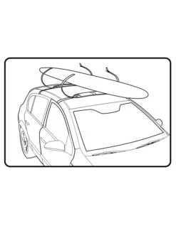 FCS D-RING PREMIUM SINGLE SUP SOFT RACKS -Surf Shop 3959