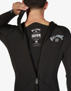 BILLABONG ABSOLUTE BACK ZIP 3/2 WETSUIT -Surf Shop billabong 3 2 absolute muta backzip black 4