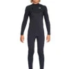 BILLABONG REVOLUTION 4/3 MM CHEST ZIP BOYS 8-14 BLACK