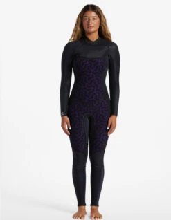 BILLABONG 5/4 SYNERGY CHEST ZIP WETSUIT FOR WOMEN -Surf Shop billabong synergy 4 3 frontzip muta donna 1 1