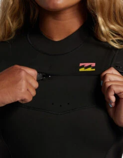 BILLABONG 5/4 SYNERGY CHEST ZIP WETSUIT FOR WOMEN -Surf Shop billabong synergy 4 3 frontzip muta donna 6 1