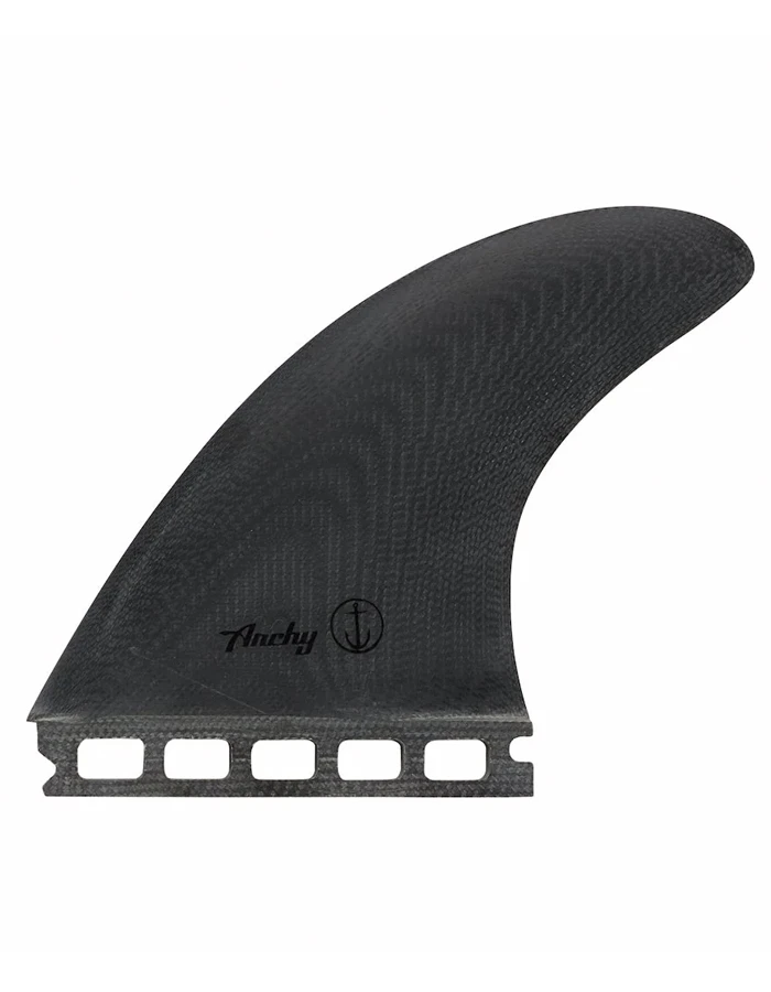 CAPTAIN FIN ARCHY MAN IN BLACK TRI FIN SET SINGLE TAB MEDIUM 3 CAPTAIN FIN ARCHY MAN IN BLACK TRI FIN SET SINGLE TAB MEDIUM