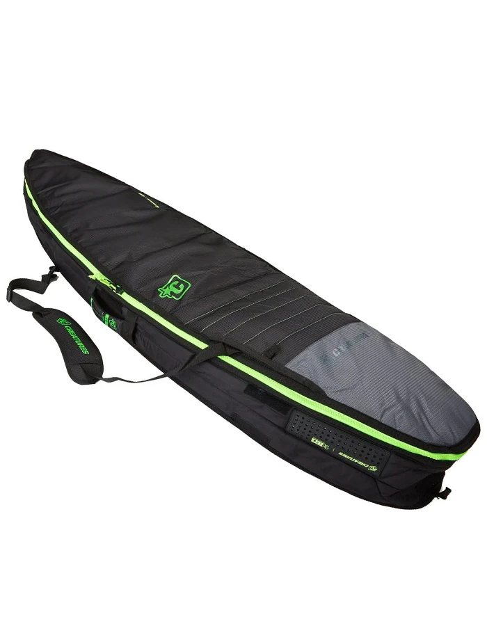 CREATURES 6'0" SHORTBOARD DOUBLE COVER BLACK LIME 3 CREATURES 6'0" SHORTBOARD DOUBLE COVER BLACK LIME