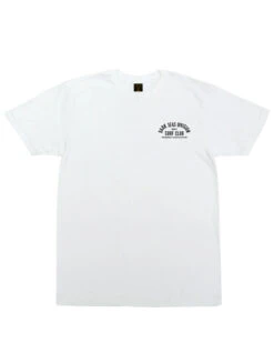 DARK SEAS STATION STOCK TEE WHITE -Surf Shop dark seas station stock tee white 1