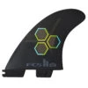 FCS II CHANNEL ISLAND UPRIGHT PC TRI FIN SET BLACK -Surf Shop fcs ii channel island pc tri fin set 4