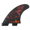 FCS II FILIPE TOLEDO TRI FIN SET BLACK RED 1 FCS II FILIPE TOLEDO TRI FIN SET BLACK RED -Surf Shop fcs ii filipe toledo tri fin set black red