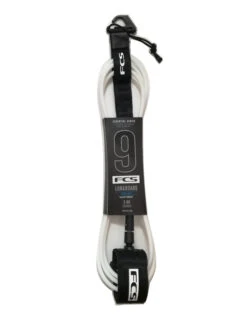 FCS LONGBOARD ANKLE ESSENTIAL LEASH 9' -Surf Shop fcs leash 9 all round essential longboard da caviglia 1
