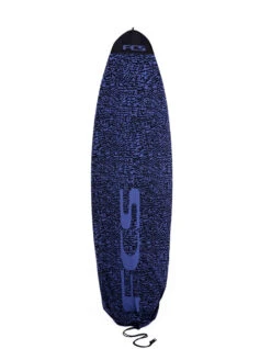 FCS STRETCH COVER 6'7'' FISH FUNBOARD TEAL -Surf Shop fcs sacca 6 7 fish funboard stretch