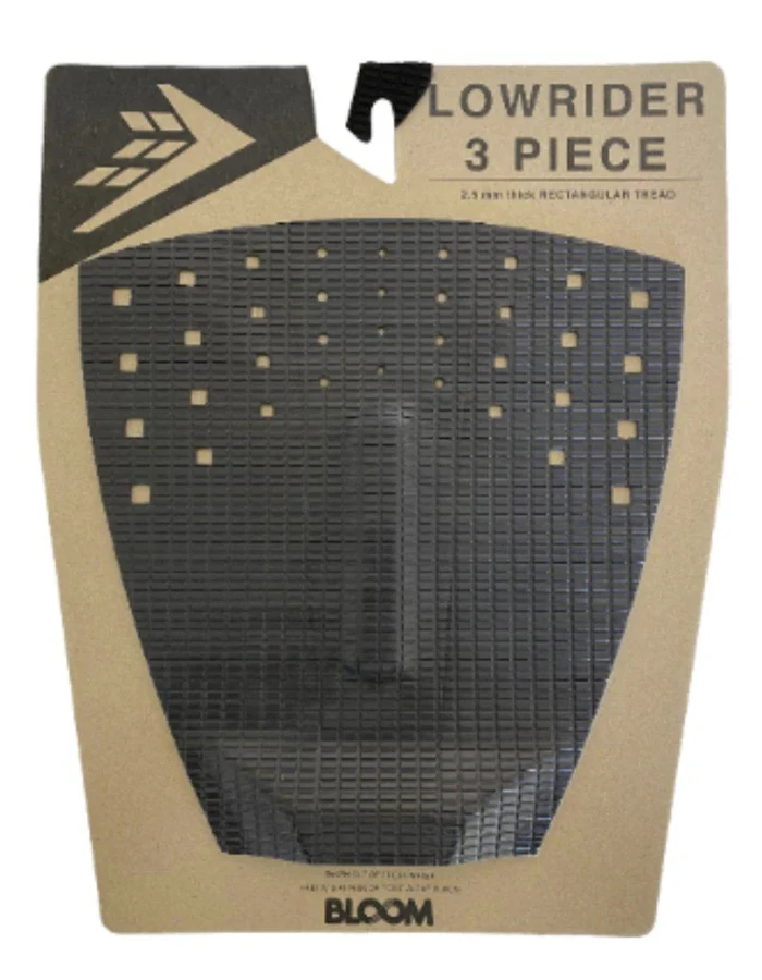 FIREWIRE LOW RIDER TRACTION PAD 3 PIECE CHARCOAL BLACK 3 FIREWIRE LOW RIDER TRACTION PAD 3 PIECE CHARCOAL BLACK