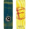 FOUNDATION 8.5" SWANK F YELLOW SKATEBOARD DECK -Surf Shop foundation 8 5 swank f yellow skateboard deck
