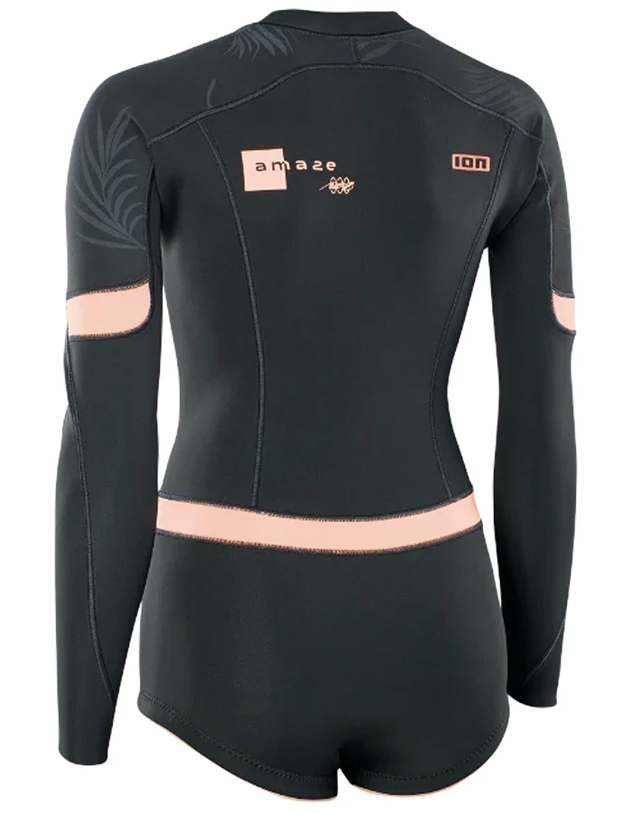 ION AMAZE HOT SHORTY 1.5 FRONT ZIP BLACK 4 ION AMAZE HOT SHORTY 1.5 FRONT ZIP BLACK - Image 2