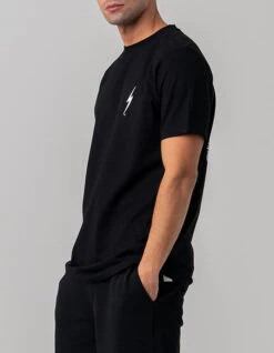 LIGHTNING BOLT BOLTOUR TEE BLACK -Surf Shop lightning bolt boltour t shirt black 1