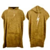 LIGHTNING BOLT PONCHO GOLDEN BROWN 2 LIGHTNING BOLT PONCHO GOLDEN BROWN -Surf Shop lightning bolt poncho in spugna adulto golden brown