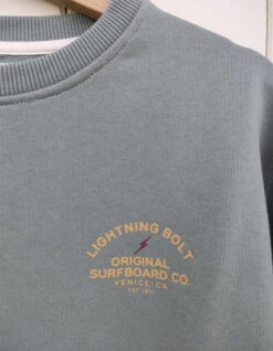 LIGHTNING BOLT VENICE SURF CO LAUREL WREATH -Surf Shop lightning bolt venice surf co felpa girocollo laurel wreath 2