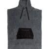 OCEAN & EARTH BREAK PONCHO CHARCOAL -Surf Shop ocean earth poncho in spugna charcoal 4