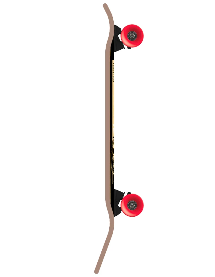 PROHIBITION SKATEBOARD RETRO WOOD 28" WOW 4 PROHIBITION SKATEBOARD RETRO WOOD 28" WOW - Image 2