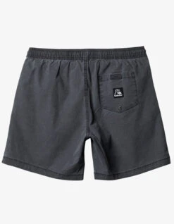 QUIKSILVER TAXER 17" ELASTICATED SHORTS BLACK -Surf Shop quiksilver bermuda taxer 17 black 1