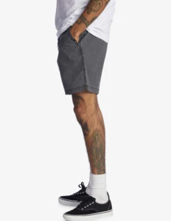 QUIKSILVER TAXER 17" ELASTICATED SHORTS BLACK -Surf Shop quiksilver bermuda taxer 17 black 3