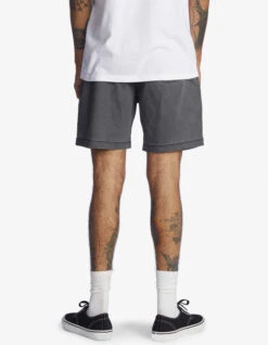 QUIKSILVER TAXER 17" ELASTICATED SHORTS BLACK -Surf Shop quiksilver bermuda taxer 17 black 7