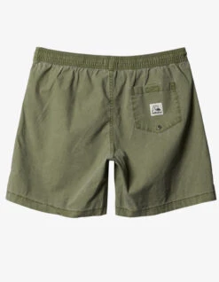 QUIKSILVER TAXER 17" ELASTICATED SHORTS FOUR LEAF CLOVER -Surf Shop quiksilver bermuda taxer 17 four leaf clover 1