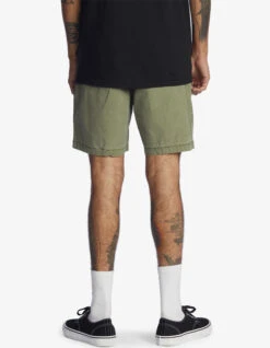 QUIKSILVER TAXER 17" ELASTICATED SHORTS FOUR LEAF CLOVER -Surf Shop quiksilver bermuda taxer 17 four leaf clover 6