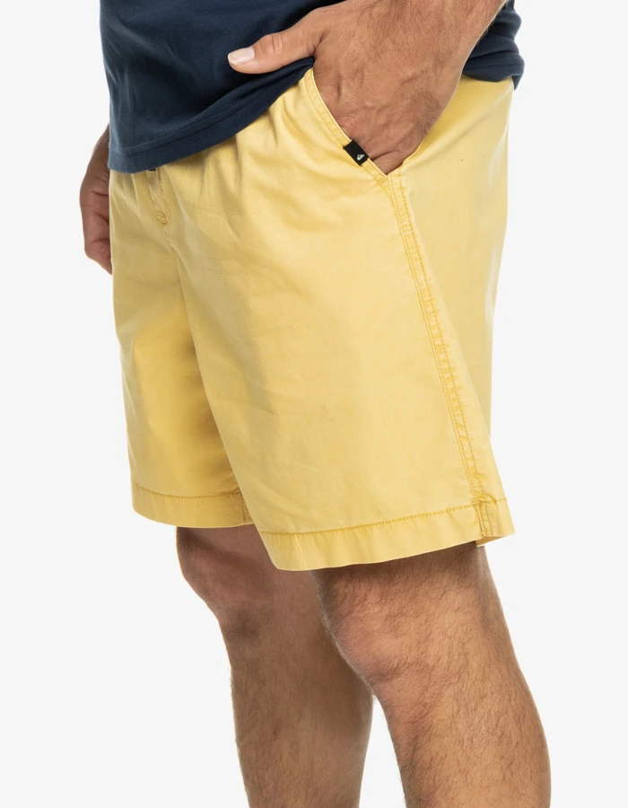 QUIKSILVER TAXER 17" ELASTICATED SHORTS RATTAN 3 QUIKSILVER TAXER 17" ELASTICATED SHORTS RATTAN