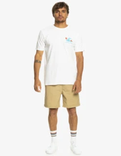 QUIKSILVER TAXER 18" ELASTICATED SHORTS PLAGE -Surf Shop quiksilver bermuda taxer 18 elasticizzati plage 4