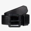 QUIKSILVER BELT EVERYDAILY CHOCOLATE -Surf Shop quiksilver cintura everydaily black in pelle