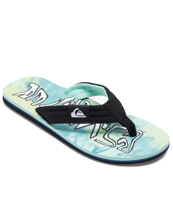 QUIKSILVER MOLOKAI LAYBACK II SANDALS GREEN BLUE YELLOW 5 QUIKSILVER MOLOKAI LAYBACK II SANDALS GREEN BLUE YELLOW - Image 3