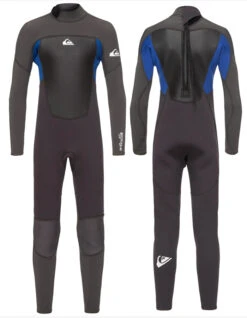 QUIKSILVER BOYS PROLOGUE 3/2 STEAMER WETSUIT 6-12 YRS BACK ZIP