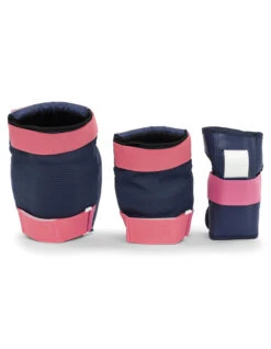 REKD HEAVY DUTY TRIPLE PAD SET BLUE PINK -Surf Shop rekd heavy duty triple pad set protezioni blue pink 1