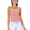 RIP CURL SUNRAYS RIB CAMI RED -Surf Shop rip curl canotta sunrays rib cami red donna 3
