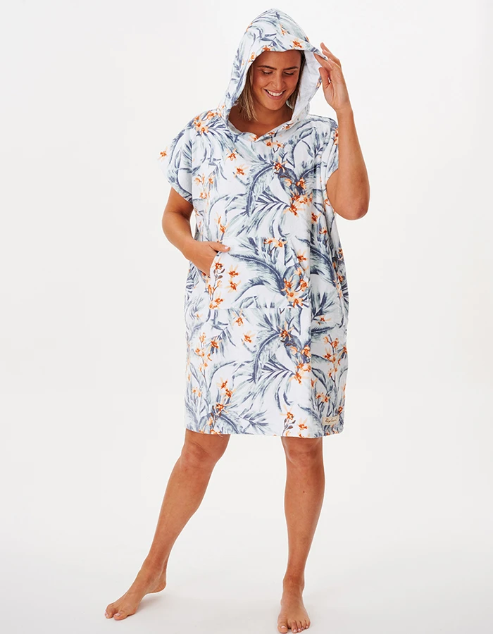 RIP CURL DIAMOND BAY HOODED TOWEL LIGHT BLUE 4 RIP CURL DIAMOND BAY HOODED TOWEL LIGHT BLUE - Image 2