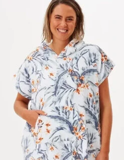 RIP CURL DIAMOND BAY HOODED TOWEL LIGHT BLUE 10 RIP CURL DIAMOND BAY HOODED TOWEL LIGHT BLUE -Surf Shop rip curl diamond bay poncho donna light blue 2