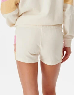 RIP CURL HEAT WAVE FLEECE SHORT OFF WHITE -Surf Shop rip curl heat wave pantaloncini donna off white 2