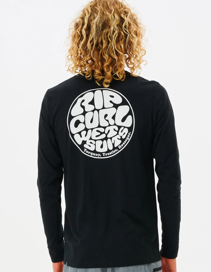 RIP CURL ICON OF SURF LONG SLEEVE UV50+ TEE BLACK - Image 3