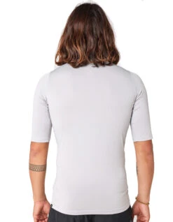 RIP CURL CORPS SHORT SLEEVE UV TEE WHITE -Surf Shop rip curl lycra corps white 5
