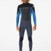 RIP CURL OMEGA 5/3 BACK ZIP WETSUIT -Surf Shop rip curl omega 5 3 muta invernale back zip blue