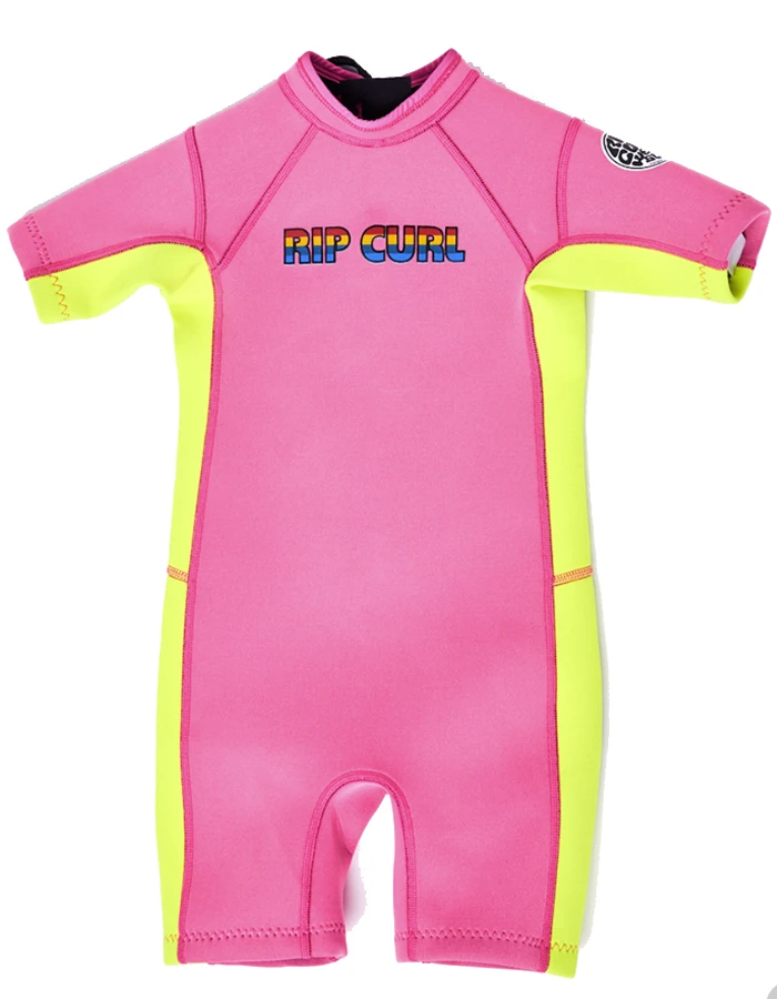 RIP CURL GROMS OMEGA BACK ZIP SPRINGSUIT PINK 3 RIP CURL GROMS OMEGA BACK ZIP SPRINGSUIT PINK