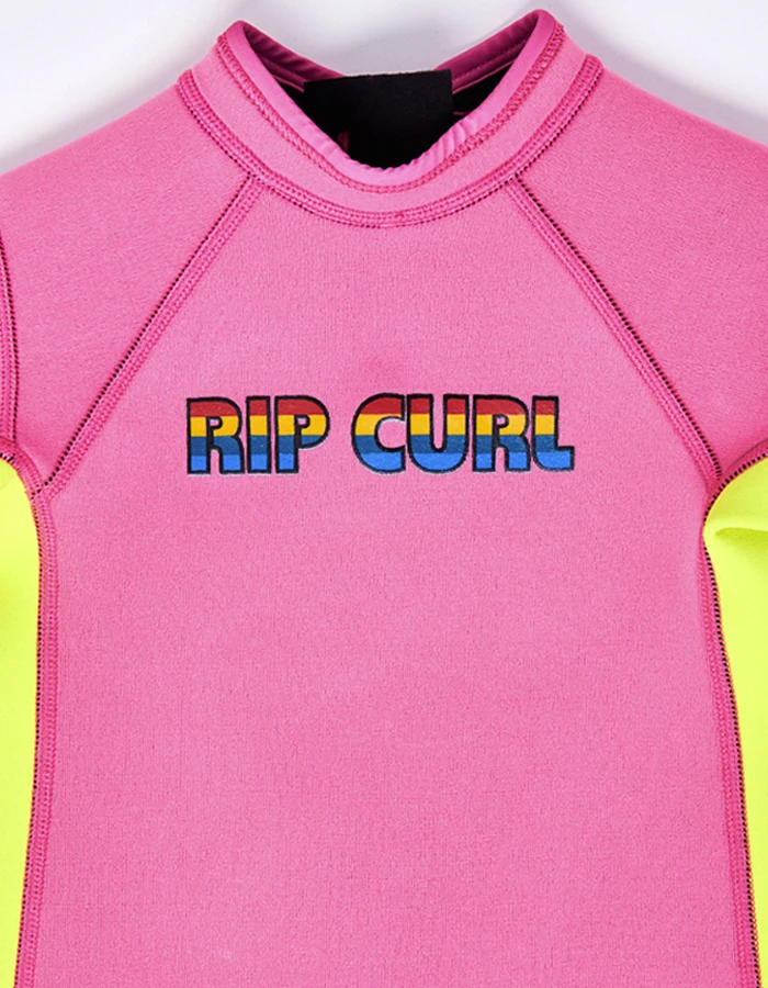 RIP CURL GROMS OMEGA BACK ZIP SPRINGSUIT PINK 5 RIP CURL GROMS OMEGA BACK ZIP SPRINGSUIT PINK - Image 3