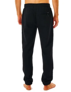 RIP CURL SEARCH ICON LOGO TRACK PANT BLACK -Surf Shop rip curl pantaloni tuta search icon logo black