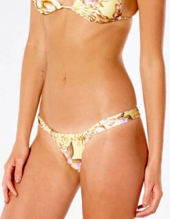 RIP CURL PLAYABELLA SKIMPY BIKINI PANT LIGHT YELLOW -Surf Shop rip curl playabella skimpy bikini pant 1
