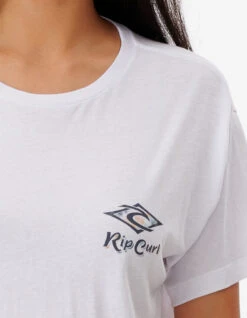 RIP CURL PSYCHEDELIC DREAMS SHORT SLEEVE CROP TEE -Surf Shop rip curl psychedelic dreams crop t shirt donna 1