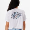 RIP CURL PSYCHEDELIC DREAMS SHORT SLEEVE CROP TEE -Surf Shop rip curl psychedelic dreams crop t shirt donna 3