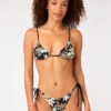 RIP CURL SUN DANCE TRIANGLE SET BLACK -Surf Shop rip curl sun dance tri set bikini black donna 1