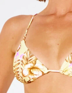 RIP CURL TOP PLAYABELLA SLIDING TRIANGLE LIGHT YELLOW 8 RIP CURL TOP PLAYABELLA SLIDING TRIANGLE LIGHT YELLOW -Surf Shop rip curl top playabella sliding triangle light yellow 2