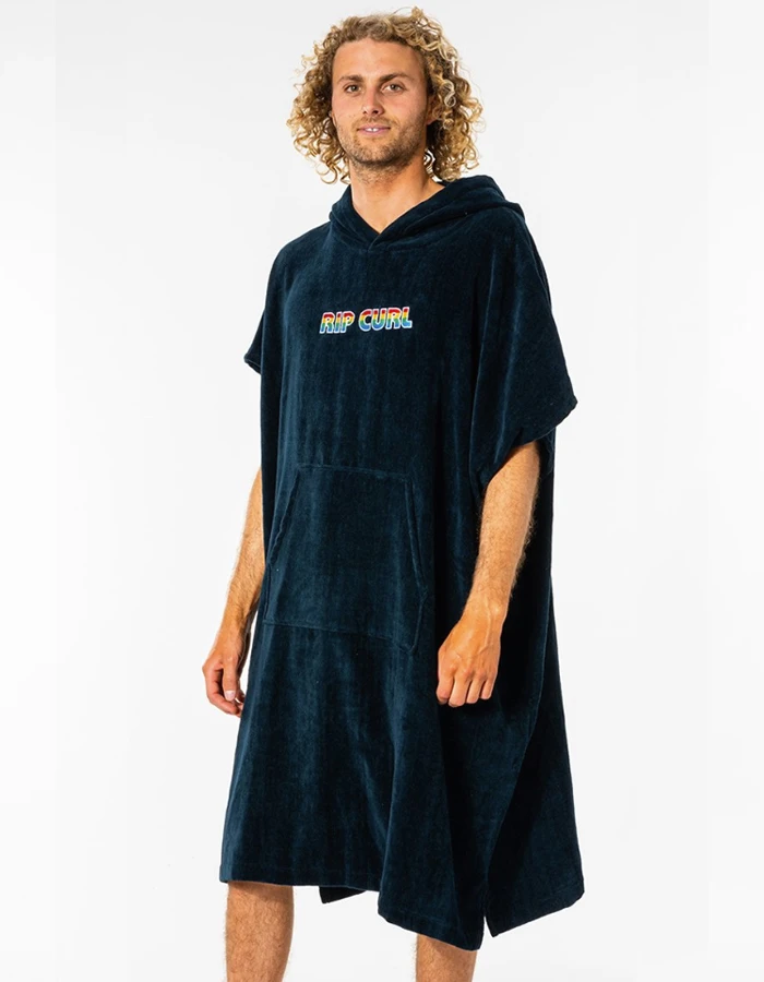 RIP CURL ICONS HOODED PONCHO NAVY 4 RIP CURL ICONS HOODED PONCHO NAVY - Image 2