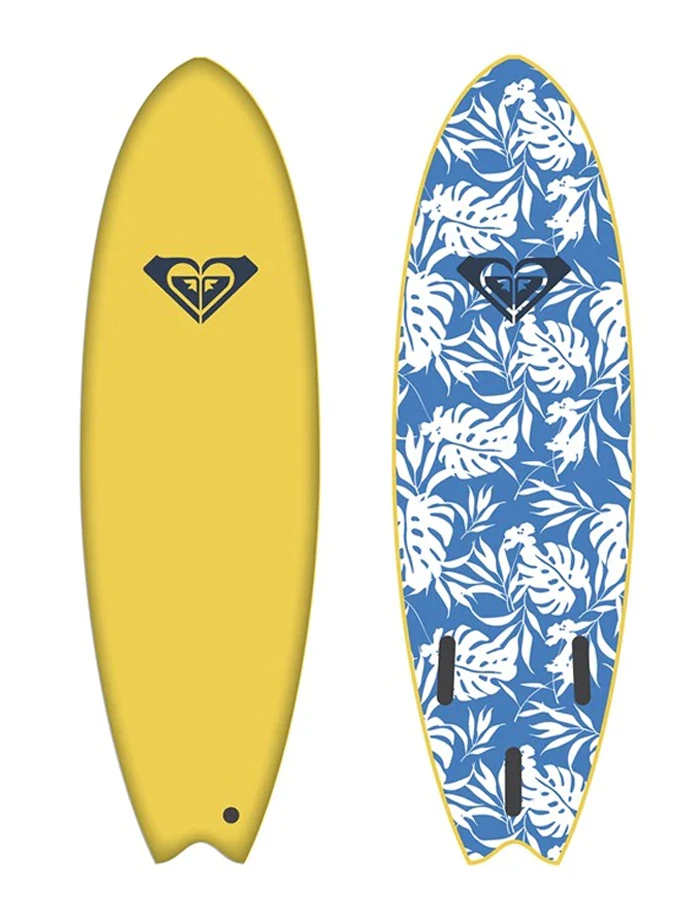 ROXY 6’6" SOFTBOARD BAT FISH YELLOW 3 ROXY 6’6" SOFTBOARD BAT FISH YELLOW