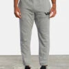 RVCA SWIFT SWEATPANT HEATHER GREY -Surf Shop rvca va swift sweat pant heather grey 11