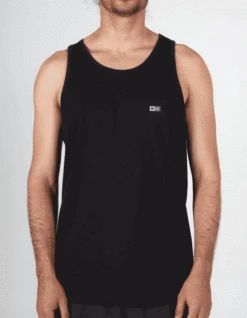 SALTY CREW BARE BONES TANK TOP BLACK